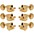 GROVER Mid-Size Rotomatics 205-18 Series Tuning Machines... GROVER Mid-Size Rotomatics 205-18 Series Tuning Machines Gold 3+3