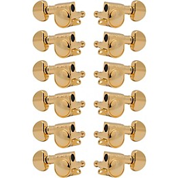 GROVER Mid-Size Rotomatics 205-18 Series Tuning Machines Gold 6+6