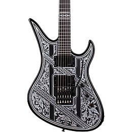 Schecter Guitar Research Avenger FR Przym Palladium Electric Guitar Gloss Black