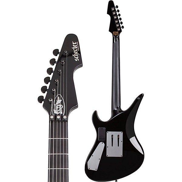 Schecter Guitar Research Avenger FR Przym Palladium Electric Guitar Gloss Black