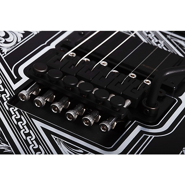 Schecter Guitar Research Avenger FR Przym Palladium Electric Guitar Gloss Black