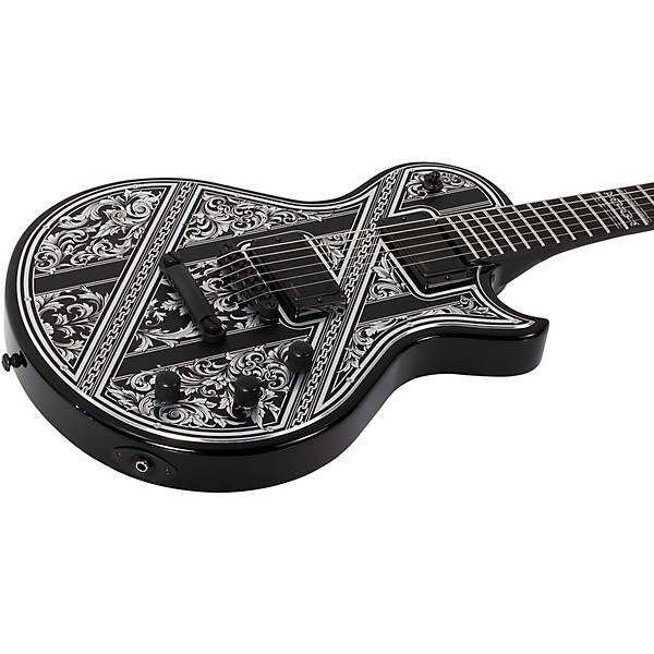 Schecter Guitar Research Solo-II Przym Palladium Electric Guitar Gloss Black