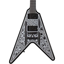 Schecter Guitar Research V-1 Przym Palladium Electric Guitar Gloss Black