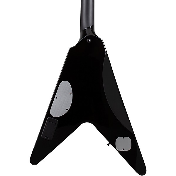 Schecter Guitar Research V-1 Przym Palladium Electric Guitar Gloss Black