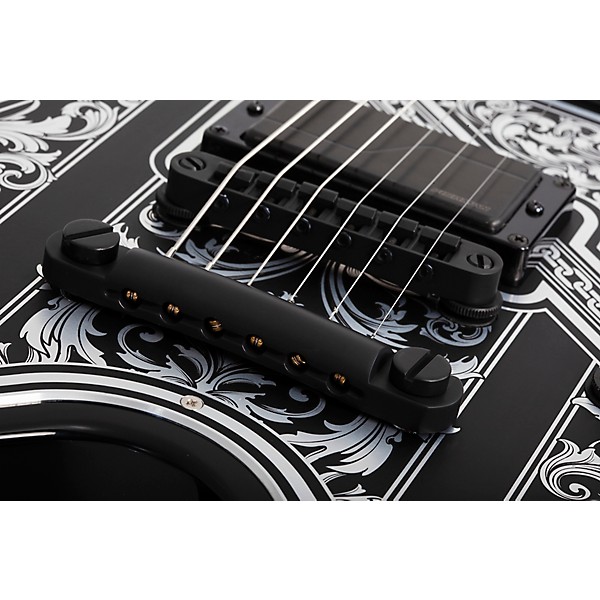 Schecter Guitar Research V-1 Przym Palladium Electric Guitar Gloss Black