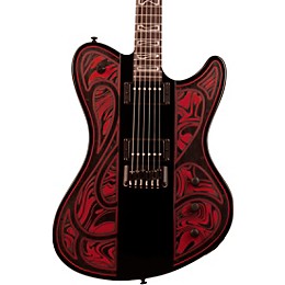 Schecter Guitar Research Ultra Przym Mercury Rose Electric Guitar Gloss Black