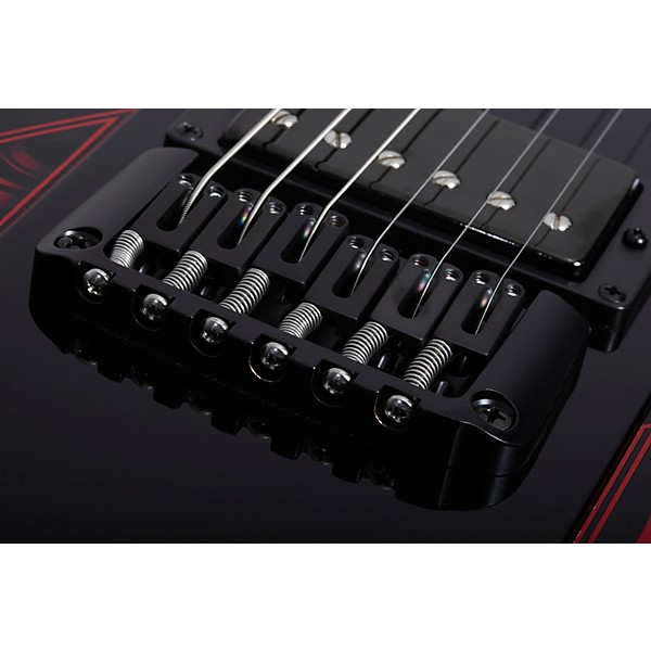 Schecter Guitar Research Ultra Przym Mercury Rose Electric Guitar Gloss Black