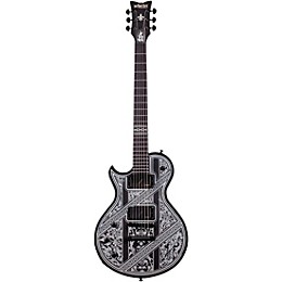 Schecter Guitar Research Solo-II Przym Palladium Left Handed Electric Guitar Gloss Black