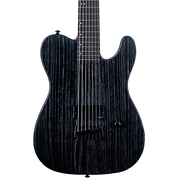 Open Box ESP LTD TE-1007B Electric Guitar Level 1 Black Blast