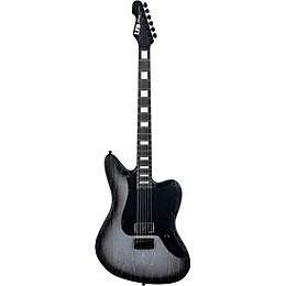 ESP LTD XJ-1 Baritone Electric Guitar Silver Blast