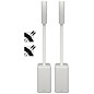 QSC KC12 Active 3-Way Column Speaker Pair With Cables, White thumbnail