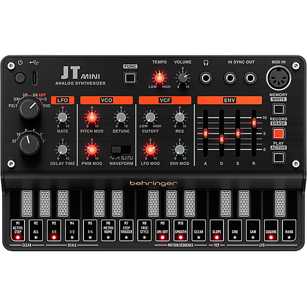 Behringer JT Mini アナログポリフォニックシンセサイザー Behringer JT Mini Analog Polyphonic Synthesizer | Guitar Center