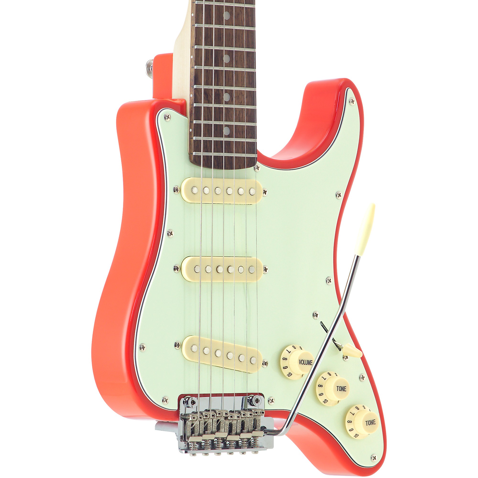 Traveler Guitar Travelcaster Deluxe Electric Travel Guitar Fiesta