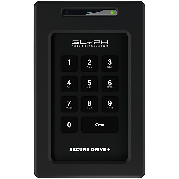 Glyph SecureDrive+ Professional Encrypted Hard Drive with Keypad 1 TB