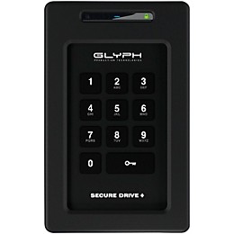 Glyph SecureDrive+ Professional Encrypted Hard Drive with Keypad 2 TB