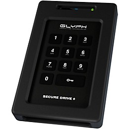 Glyph SecureDrive+ Professional Encrypted Hard Drive with Keypad 2 TB