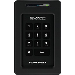 Glyph SecureDrive+ Professional Encrypted Hard Drive with Keypad 4 TB