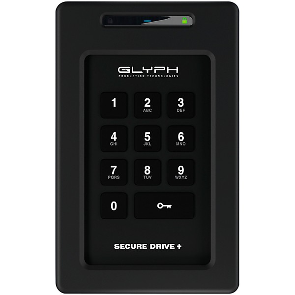 Glyph SecureDrive+ Professional Encrypted Hard Drive with Keypad 4 TB