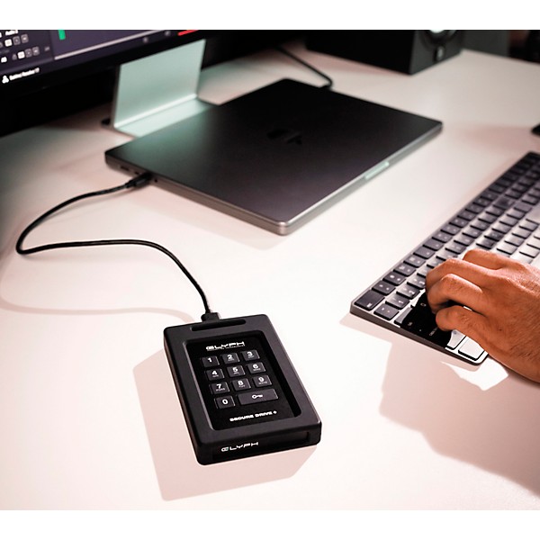 Glyph SecureDrive+ Professional Encrypted Hard Drive with Keypad 5 TB