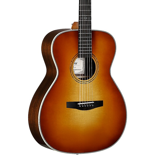 Open Box Alvarez LF70e Herringbone Laureate Series Folk-OM Acoustic-Electric Guitar Level 2 Sunset 197881330439