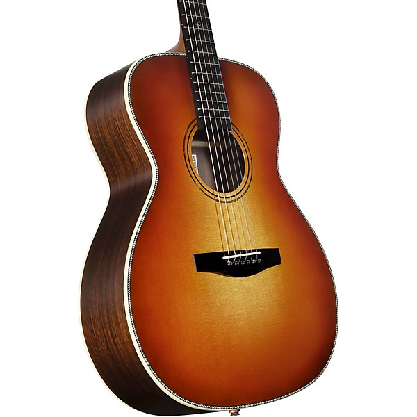 Open Box Alvarez LF70e Herringbone Laureate Series Folk-OM Acoustic-Electric Guitar Level 2 Sunset 197881330439