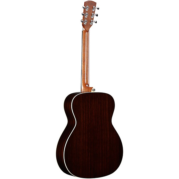 Alvarez LF70e Herringbone Laureate Series Folk-OM Acoustic-Electric Guitar Blacktop