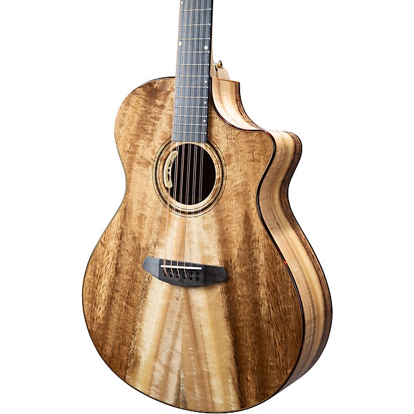 Platinum Breedlove Oregon 12 String All Solid Myrtlewood Special Edition Dreadnought Concerto Acoustic Electric Guitar Natural Guitar Center