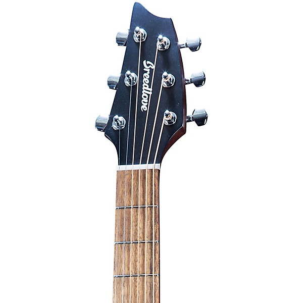 Breedlove Discovery Spruce-Mahogany Left-Handed Concert Acoustic-Electric Guitar Edge Burst