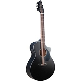Open Box Breedlove Discovery Double Course 12-String Spruce-Mahogany Concert Acoustic-Electric Guitar Level 2 Satin Black 197881309534