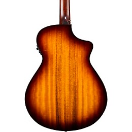 Breedlove Pursuit Exotic All Myrtlewood Left-Handed Concert Acoustic-Electric Guitar Tiger's Eye