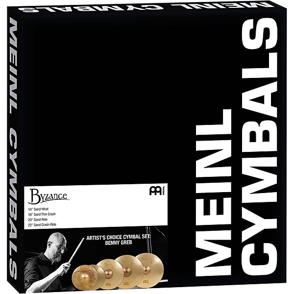 MEINL Byzance Artists Choice Cymbal Set: Benny Greb