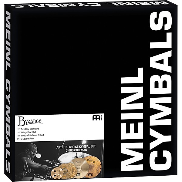 MEINL Byzance Artists Choice Cymbal Set: Chris Coleman