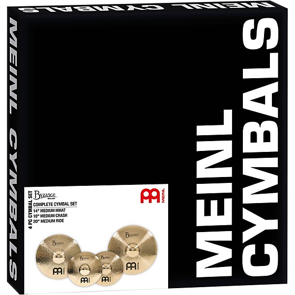 MEINL Byzance Brilliant Complete Cymbal Set
