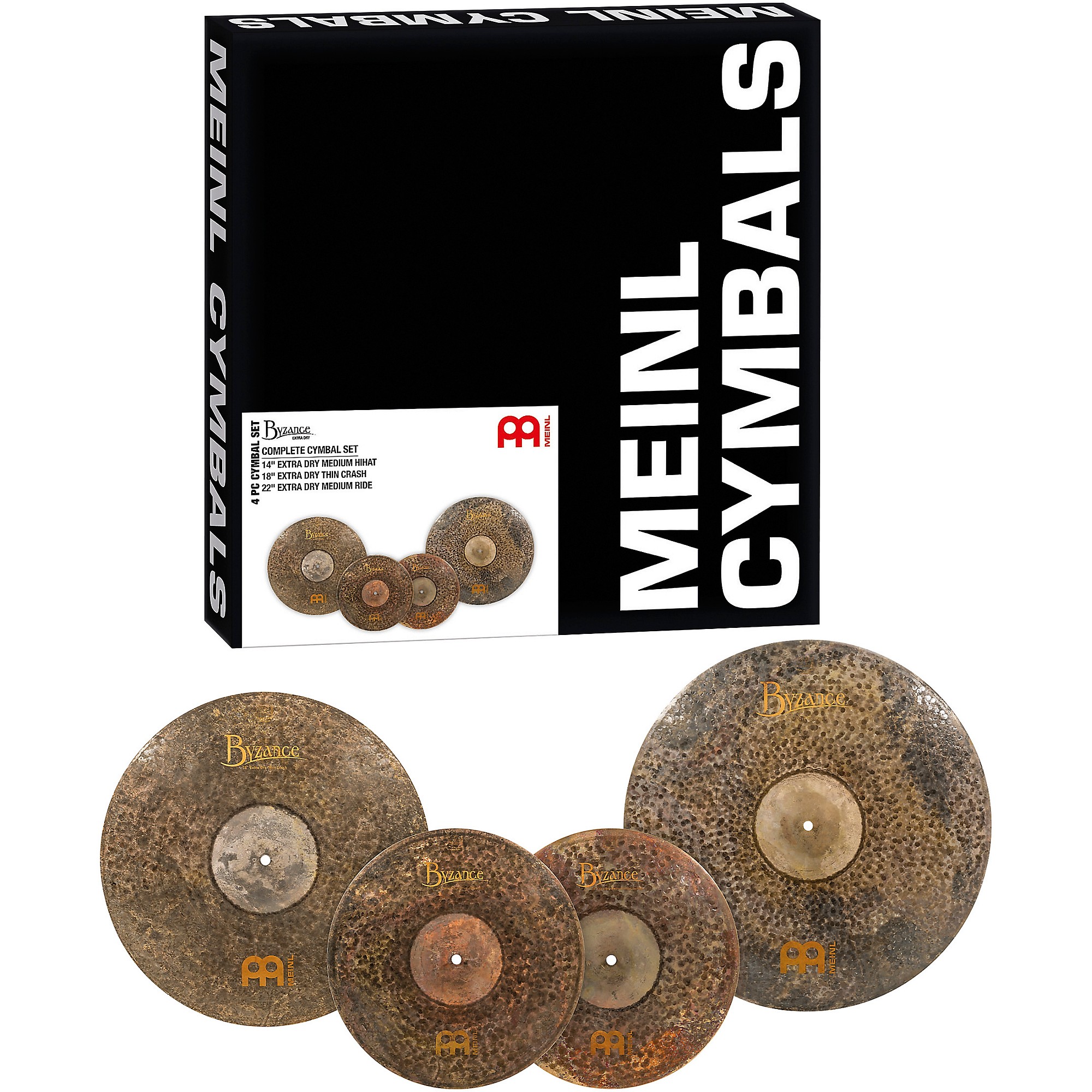 MEINL Byzance Extra Dry Complete Cymbal Set | Guitar Center