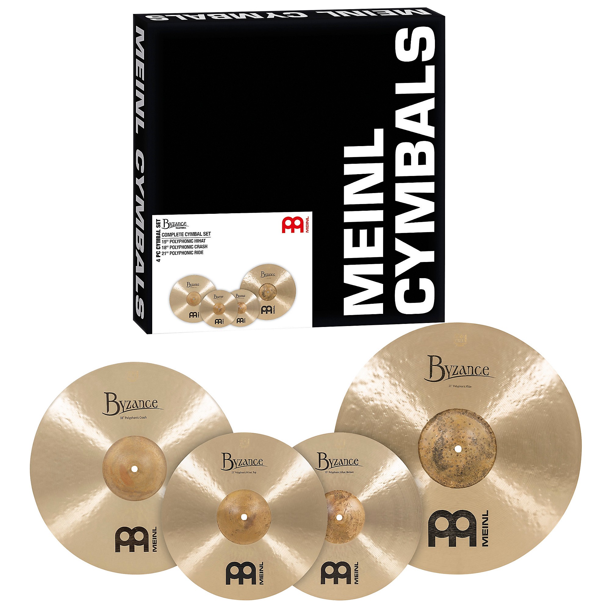 MEINL Byzance Traditional Complete Cymbal Set #2 | Guitar Center