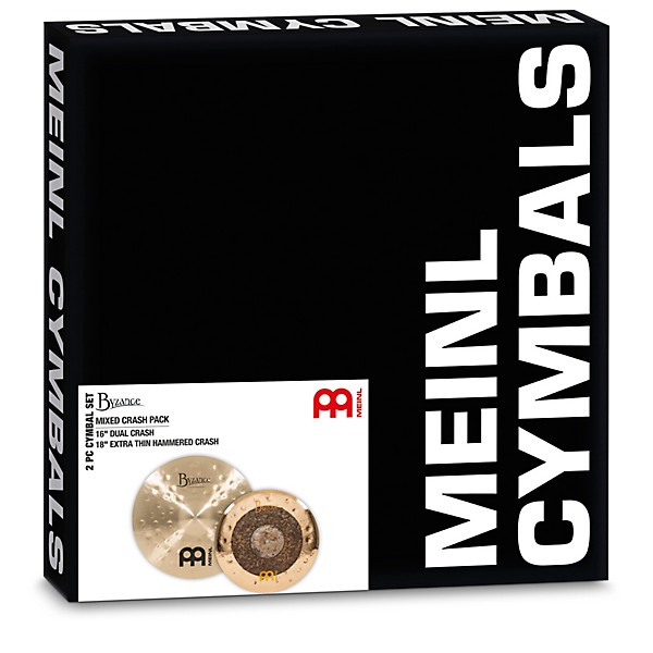 MEINL Byzance Mixed Set Crash Cymbal Pack, 16" & 18"