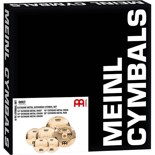 MEINL Classics Custom Extreme Metal Expanded Cymbal Set
