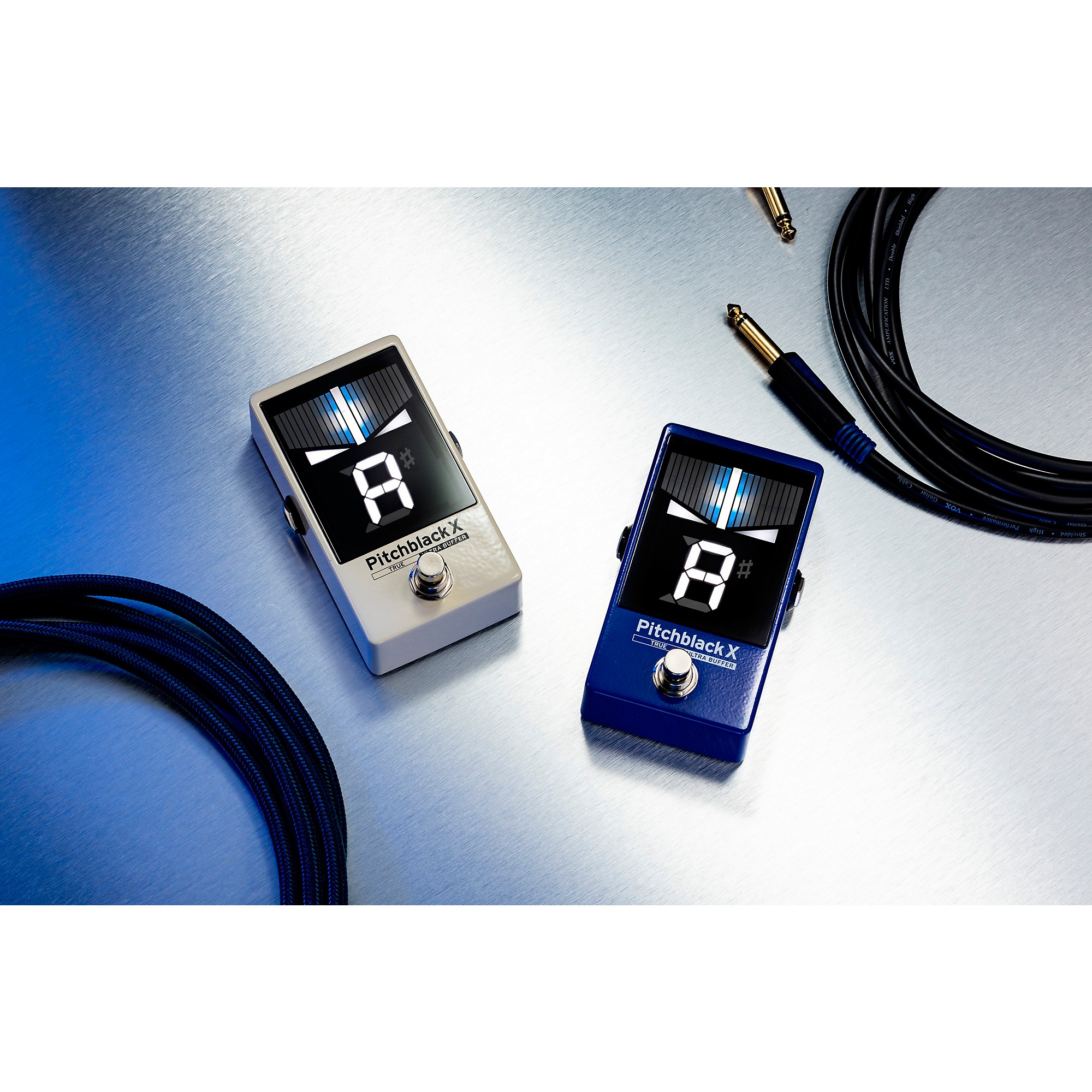 KORG Pitchblack X Pedal Tuner Limited Edition Blue | Guitar Center