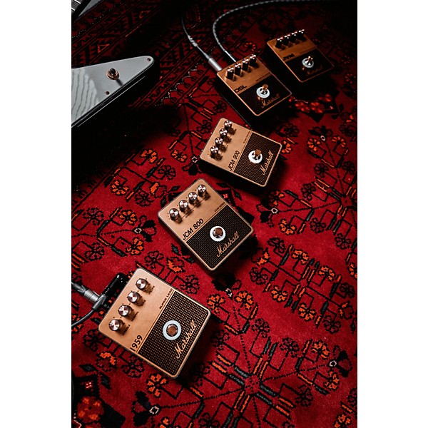 Marshall DSL Overdrive Effects Pedal Black and Gold