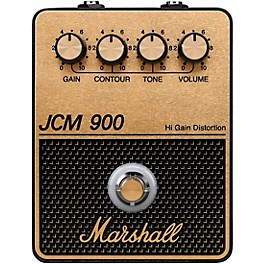 Marshall JCM900 Distortion and Gain Effects Pedal Black and Gold