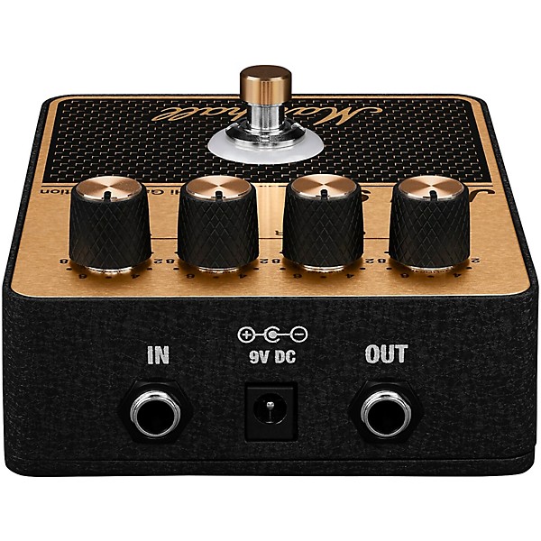 Marshall JCM900 Distortion and Gain Effects Pedal Black and Gold