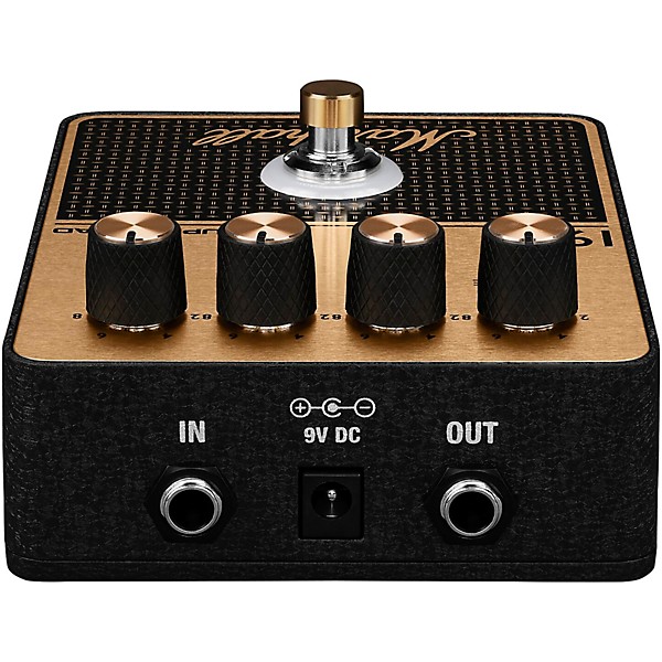 Open Box Marshall 1959 Vintage Overdrive and Crunch Effects Pedal Level 1 Black and Gold