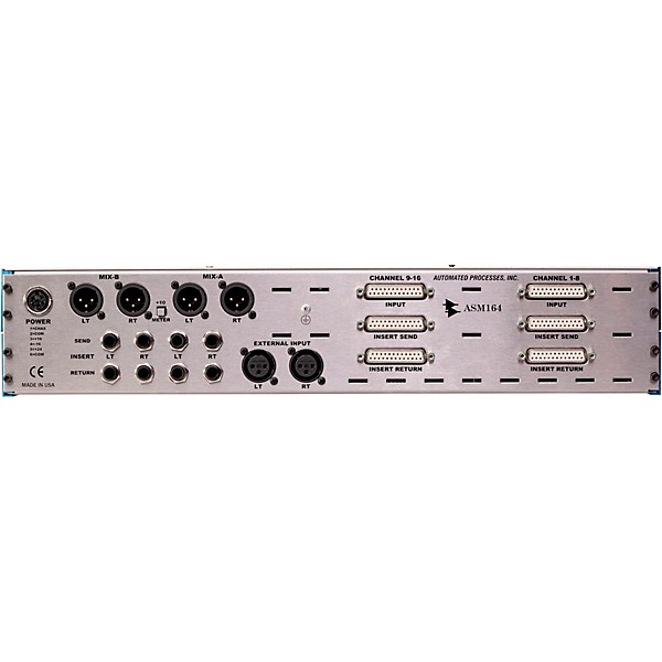 API ASM164 16-Channel Rackmount Analog Summing Mixer