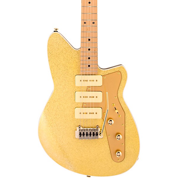 Reverend Ryan Malicsi Signature Electric Guitar White Gold Sparkle