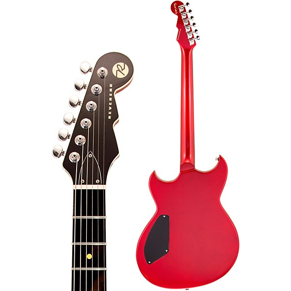 Reverend Reeves Gabrels Spacehawk HT Semi-Hollow Electric Guitar Metallic Red