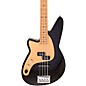 Reverend Decision Left-Handed P Bass Midnight Black thumbnail