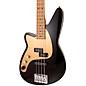 Reverend Decision Left-Handed P Bass Midnight Black