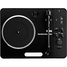 KORG handytraxx tube Portable Record Player with NuTube Black/Silver