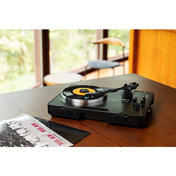 KORG handytraxx tube Portable Record Player with NuTube Black/Silver