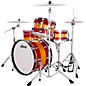 Ludwig Classic Maple 3-Piece Fab Shell Pack With 22" Bass Drum Red/Gold Tri-Band